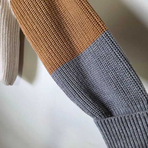 EUC FRENCH CONNECTION COTTON BOATNECK LOOSE FITTING PULLOVER SWEATER SZ M - Picture 7 of 14